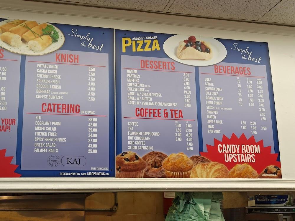 Amnon's Kosher Pizza Menu image 3